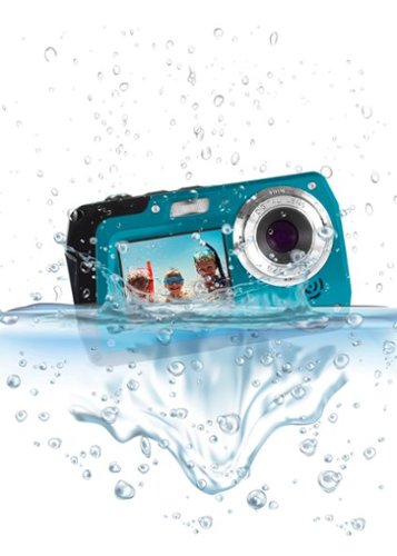 Minolta - MN40WP 48.0 Megapixel Waterproof Digital Camera - Blue