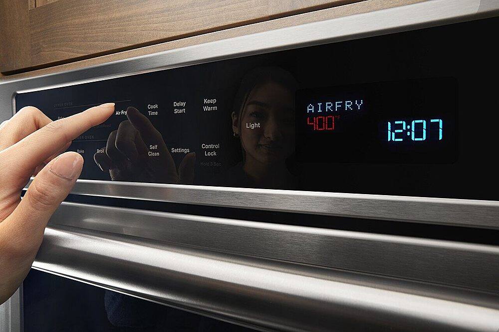 Maytag - 30" Built-In Electric Convection Double Wall Oven with Air Fry - Stainless Steel