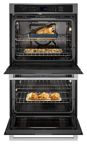 Maytag - 30" Built-In Electric Convection Double Wall Oven with Air Fry - Stainless Steel