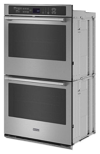 Maytag - 30" Built-In Electric Convection Double Wall Oven with Air Fry - Stainless Steel
