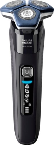Philips Norelco - Shaver 7600, Rechargeable Wet & Dry Electric Shaver with SenseIQ Technology - Black