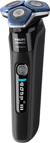 Philips Norelco - Shaver 7600, Rechargeable Wet & Dry Electric Shaver with SenseIQ Technology - Black