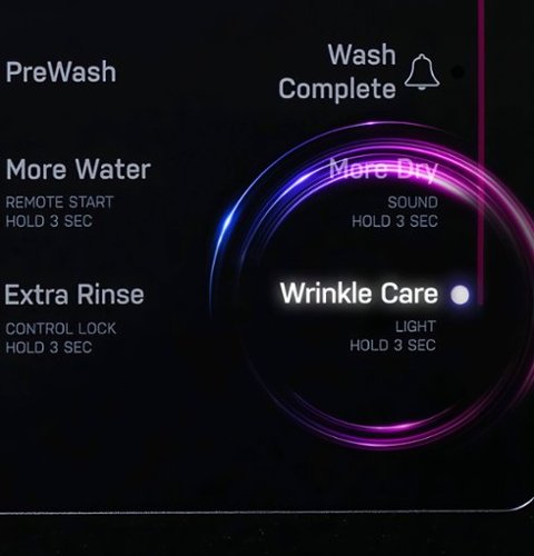 GE Profile - UltraFast 4.8 Cu. Ft. High-Efficiency Smart Front Load Washer and Electric Dryer Combo with Ventless Heat Pump - Carbon Graphite