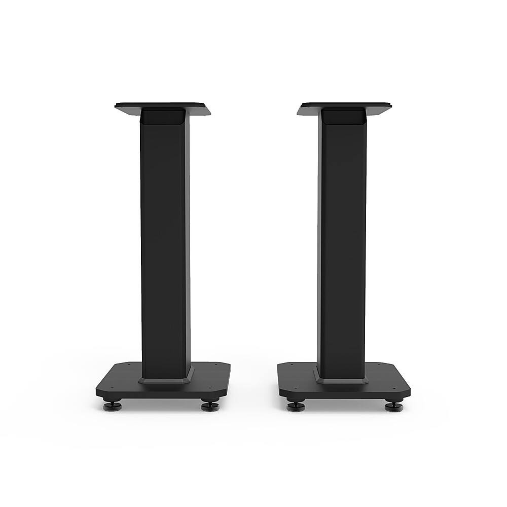 Kanto - 22" Tall Fillable Bookshelf Speaker Floor Stands (Pair) - Black