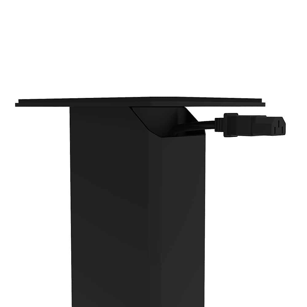 Kanto - 22" Tall Fillable Bookshelf Speaker Floor Stands (Pair) - Black