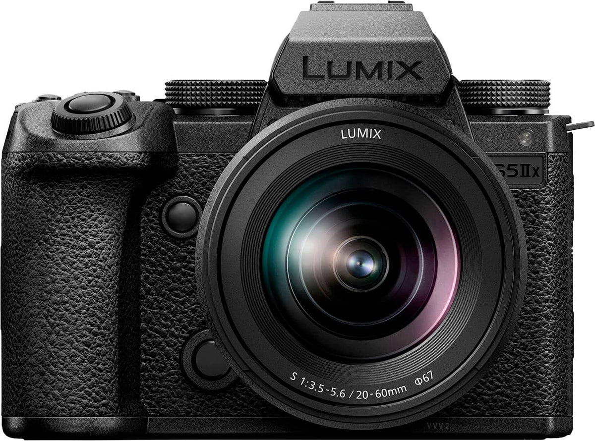 Panasonic - LUMIX S5IIX Mirrorless Full Frame Camera with 20-60mm F3.5-5.6 L Mount Lens - Black