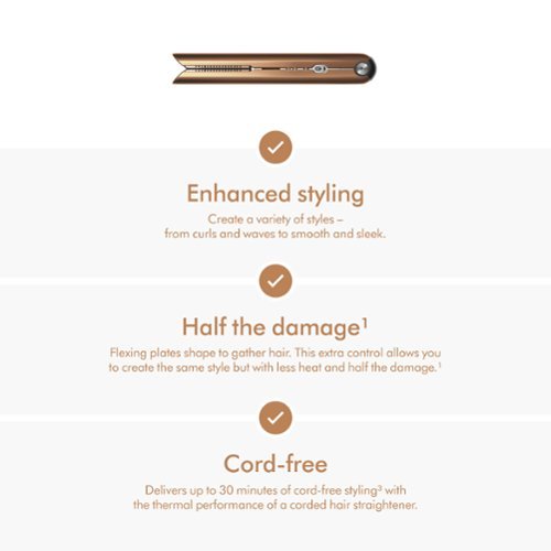 Dyson - Corrale Hair Straightener - Copper/Nickel