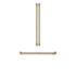 Handle Kit for most Café Refrigerators - Brushed Brass