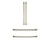 Refrigeration Handle Kit for Café - Brushed Brass