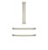Refrigeration Handle Kit for Café - Brushed Brass