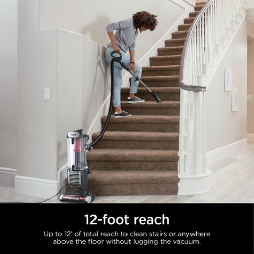 Shark - Rotator with PowerFins HairPro and Odor Neutralizer Technology Upright Vacuum - Charcoal