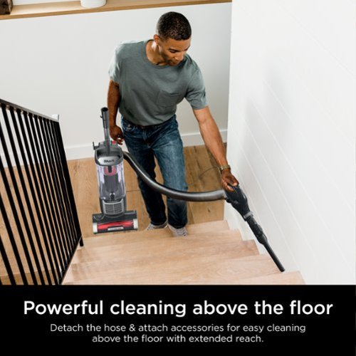 Shark - Rotator with PowerFins HairPro and Odor Neutralizer Technology Upright Vacuum - Charcoal