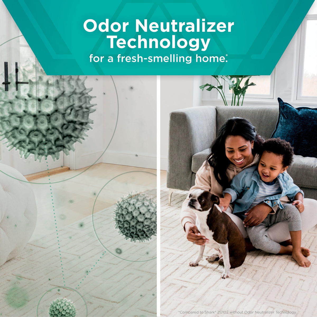 Shark - Rotator with PowerFins HairPro and Odor Neutralizer Technology Upright Vacuum - Charcoal