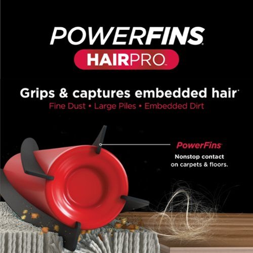 Shark - Rotator with PowerFins HairPro and Odor Neutralizer Technology Upright Vacuum - Charcoal
