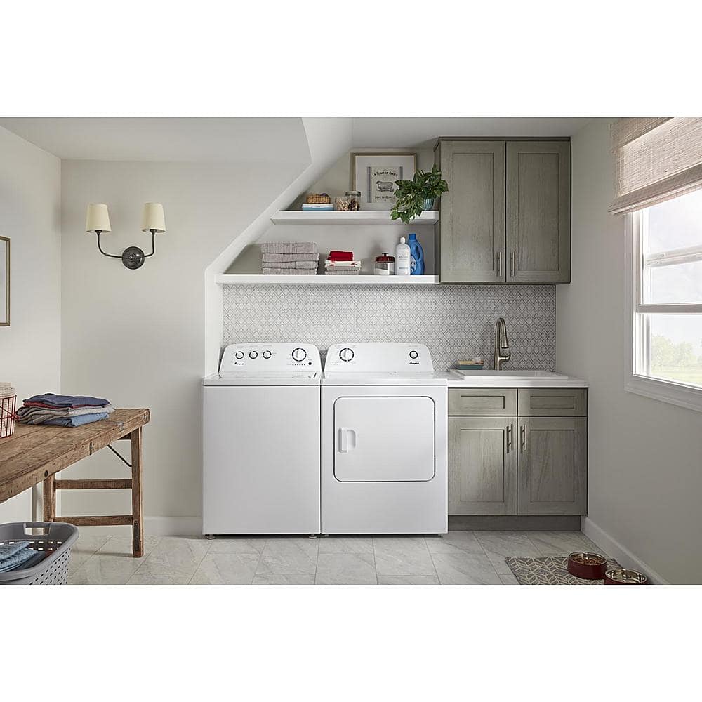 Amana - 3.8 Cu. Ft. High Efficiency Top Load Washer with with High-Efficiency Agitator - White