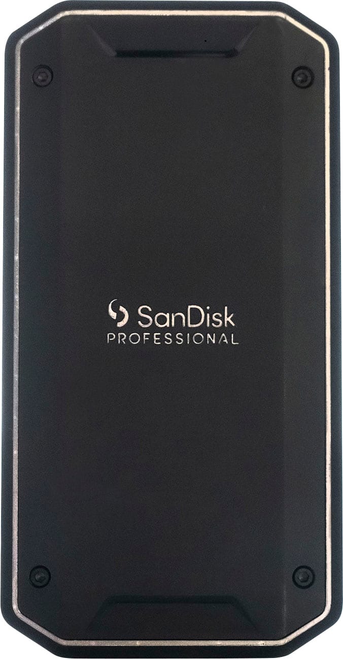SANDISK - PRO-G40 SSD 1TB External Thunderbolt 3 and USB-C NVMe Portable SSD - Black