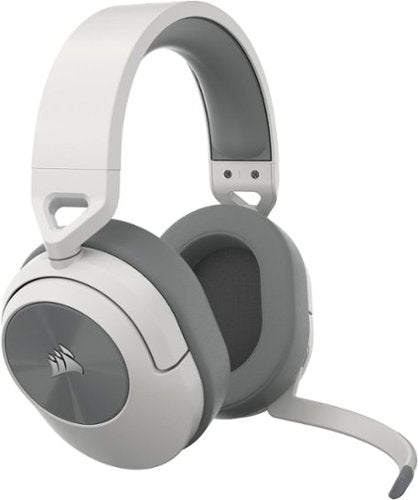 CORSAIR - HS Series HS55 Wireless Gaming Headset for PC, PS5, and Mobile - White