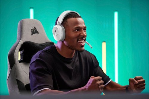 CORSAIR - HS Series HS55 Wireless Gaming Headset for PC, PS5, and Mobile - White