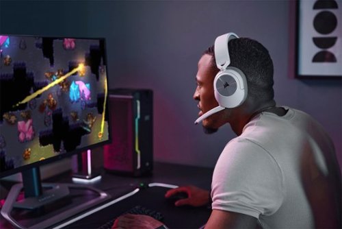CORSAIR - HS Series HS55 Wireless Gaming Headset for PC, PS5, and Mobile - White