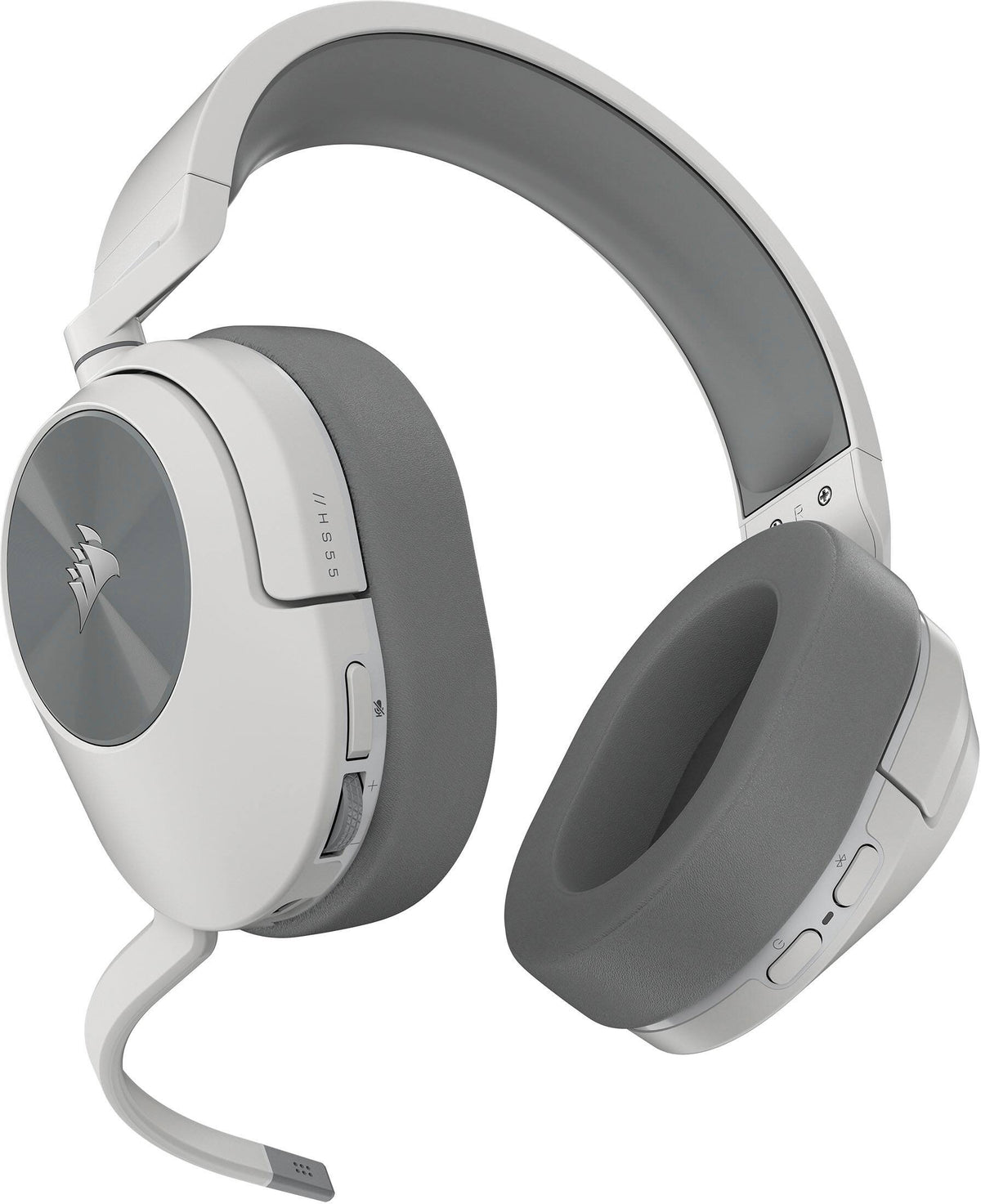 CORSAIR - HS Series HS55 Wireless Gaming Headset for PC, PS5, and Mobile - White