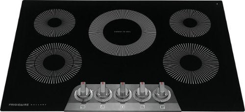 Frigidaire - Gallery 30" Built-In Electric Cooktop - Black Stainless Steel