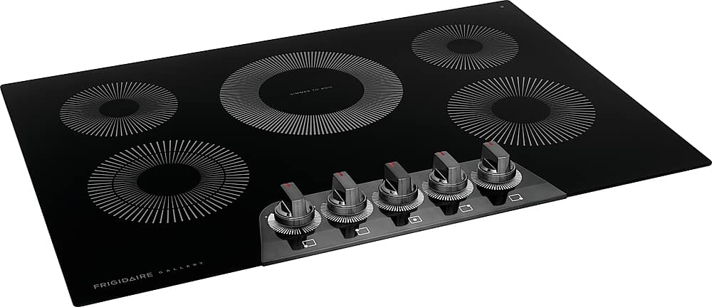 Frigidaire - Gallery 30" Built-In Electric Cooktop - Black Stainless Steel