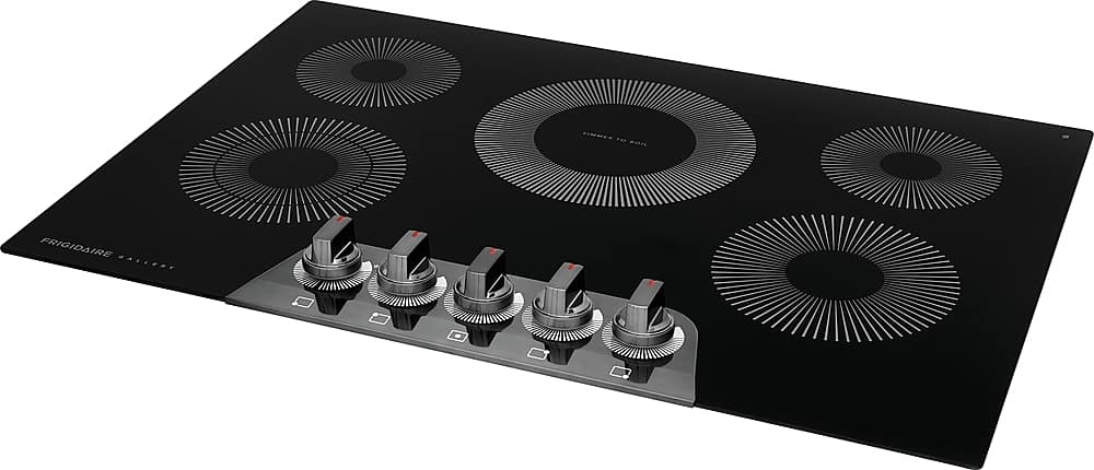 Frigidaire - Gallery 30" Built-In Electric Cooktop - Black Stainless Steel