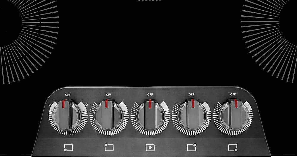 Frigidaire - Gallery 30" Built-In Electric Cooktop - Black Stainless Steel