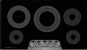 Frigidaire - Gallery 36" Built-In Electric Cooktop - Black Stainless Steel
