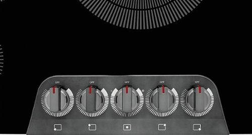 Frigidaire - Gallery 36" Built-In Electric Cooktop - Black Stainless Steel