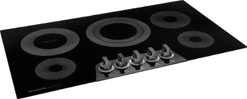 Frigidaire - Gallery 36" Built-In Electric Cooktop - Black Stainless Steel