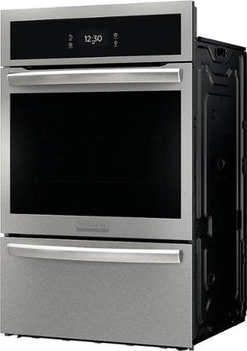 Frigidaire - Gallery 24 inch Single Gas Wall Oven with Air Fry - Stainless Steel