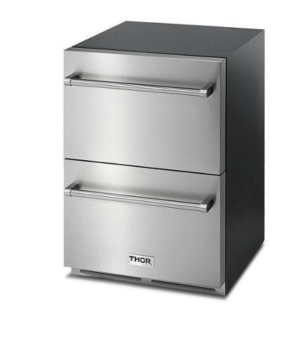 Thor Kitchen - 5.4 Cu. Ft. Indoor Outdoor Refrigerator Drawers - Silver