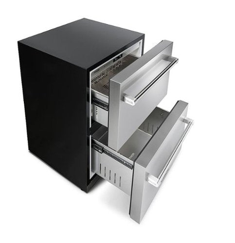 Thor Kitchen - 5.4 Cu. Ft. Indoor Outdoor Refrigerator Drawers - Silver