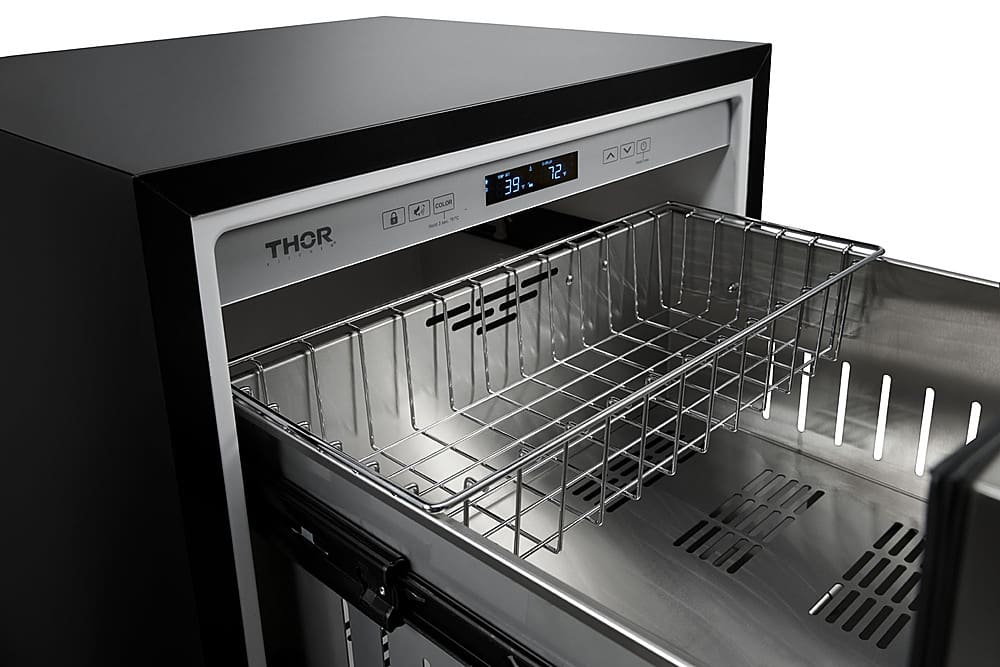 Thor Kitchen - 5.4 Cu. Ft. Indoor Outdoor Refrigerator Drawers - Silver