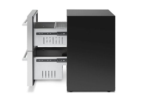 Thor Kitchen - 5.4 Cu. Ft. Indoor Outdoor Refrigerator Drawers - Silver
