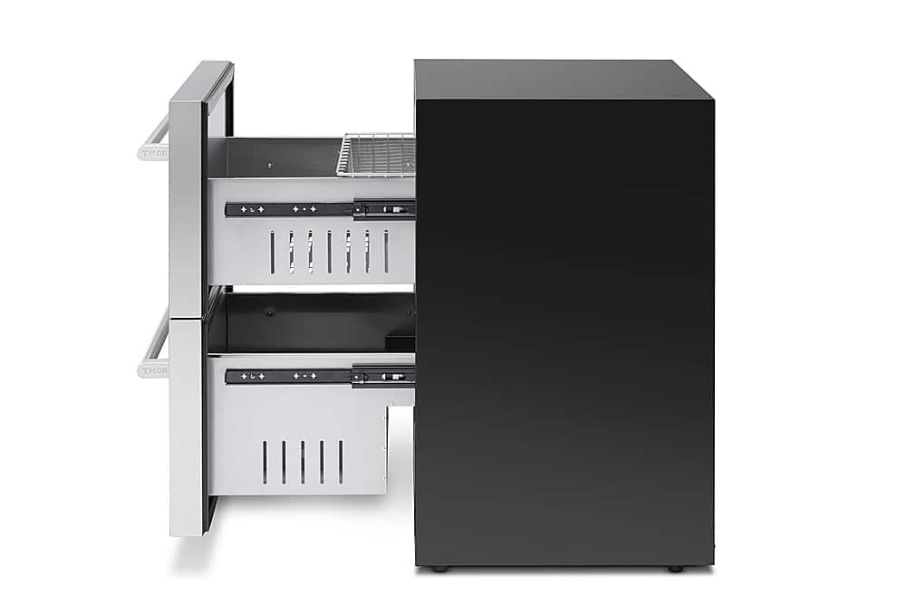 Thor Kitchen - 5.4 Cu. Ft. Indoor Outdoor Refrigerator Drawers - Silver