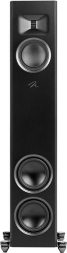 MartinLogan - Motion F20 3-Way Floorstanding Speaker with 5.5” Midrange and Dual 6.5” Bass Drivers (Each) - Gloss Black