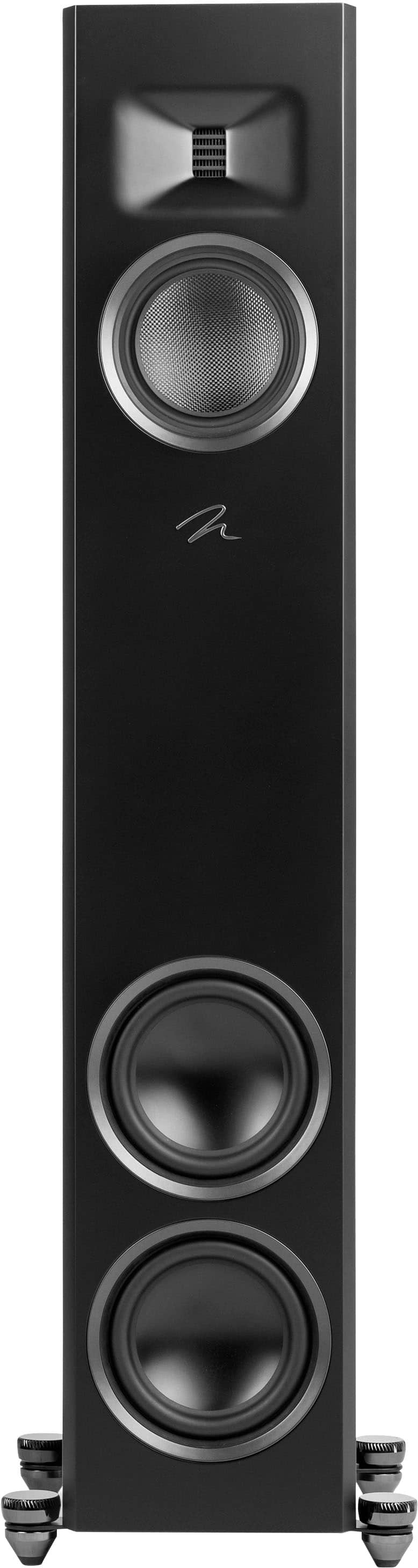 MartinLogan - Motion F20 3-Way Floorstanding Speaker with 5.5” Midrange and Dual 6.5” Bass Drivers (Each) - Gloss Black