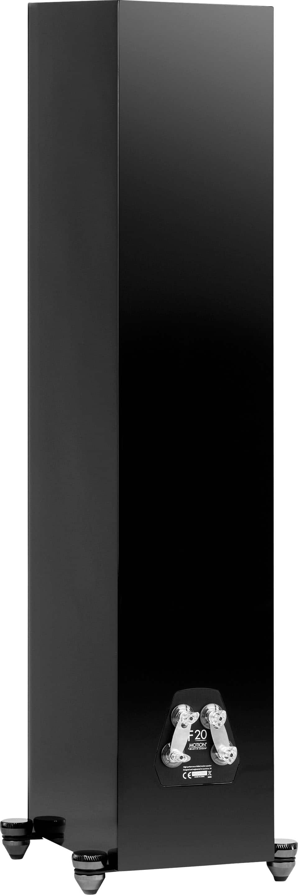 MartinLogan - Motion F20 3-Way Floorstanding Speaker with 5.5” Midrange and Dual 6.5” Bass Drivers (Each) - Gloss Black