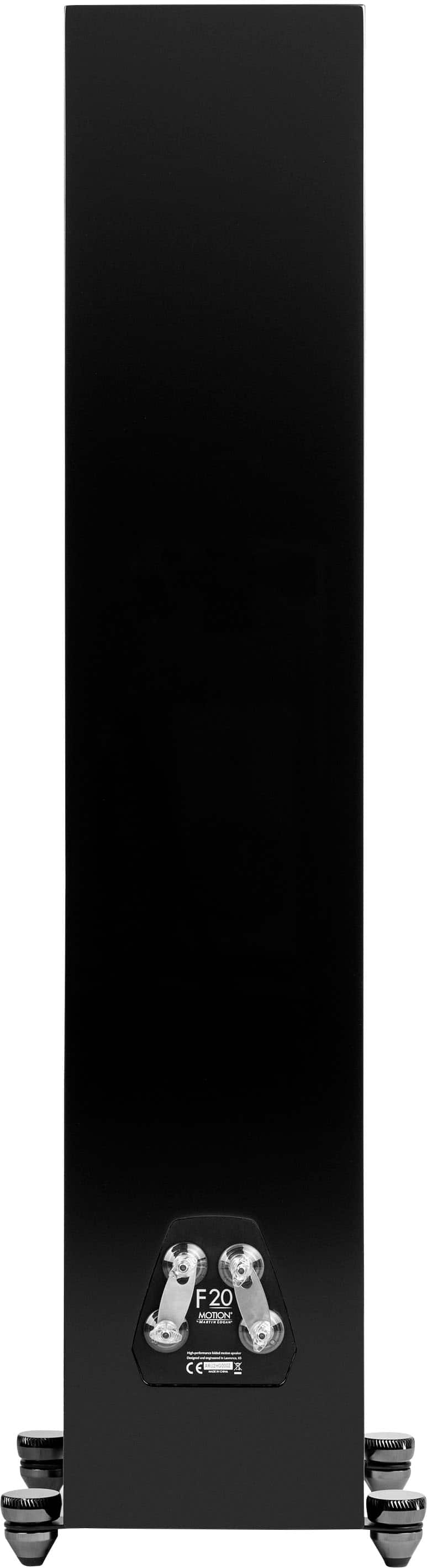 MartinLogan - Motion F20 3-Way Floorstanding Speaker with 5.5” Midrange and Dual 6.5” Bass Drivers (Each) - Gloss Black