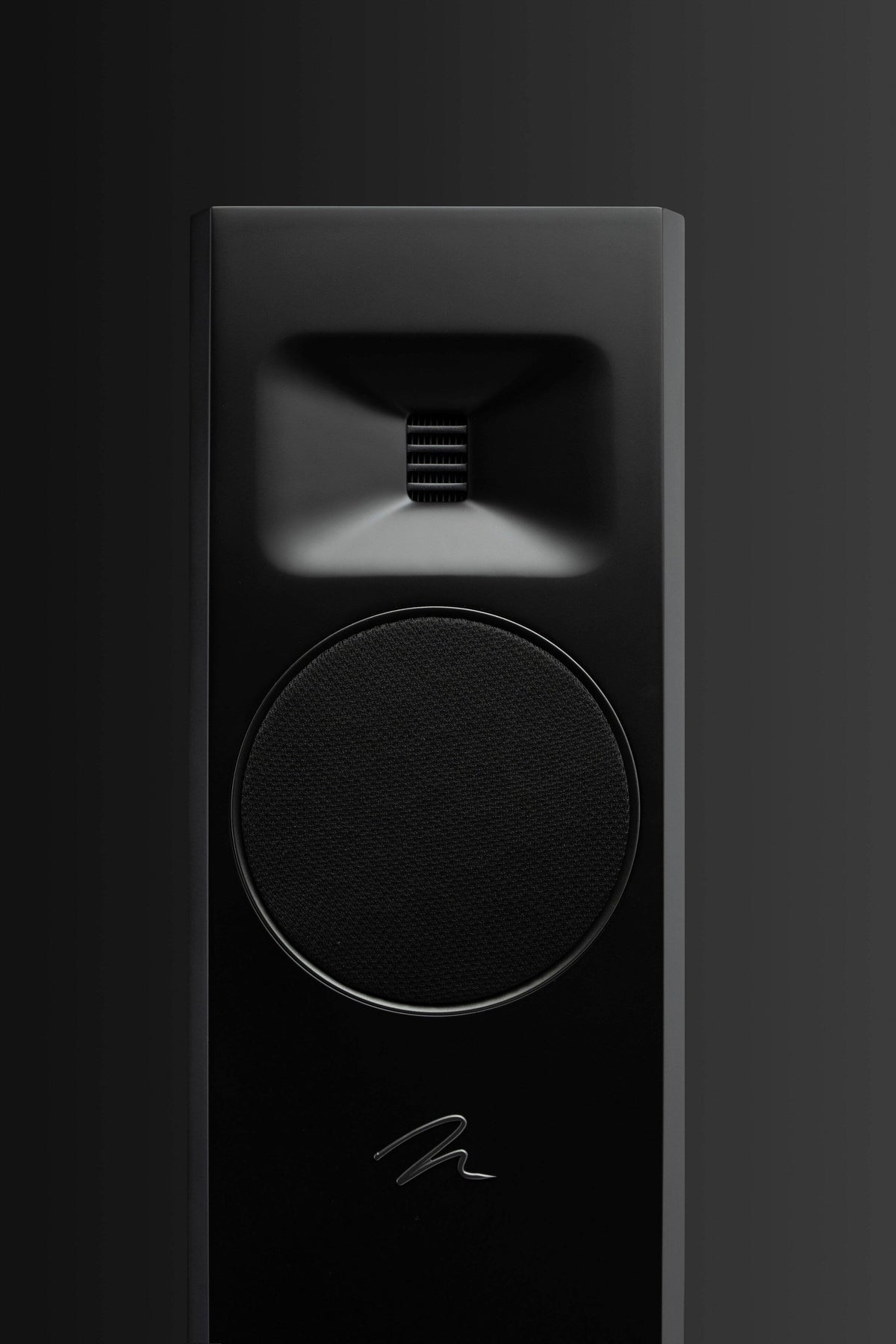 MartinLogan - Motion F20 3-Way Floorstanding Speaker with 5.5” Midrange and Dual 6.5” Bass Drivers (Each) - Gloss Black