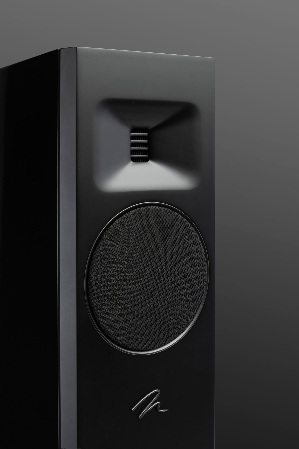 MartinLogan - Motion F20 3-Way Floorstanding Speaker with 5.5” Midrange and Dual 6.5” Bass Drivers (Each) - Gloss Black