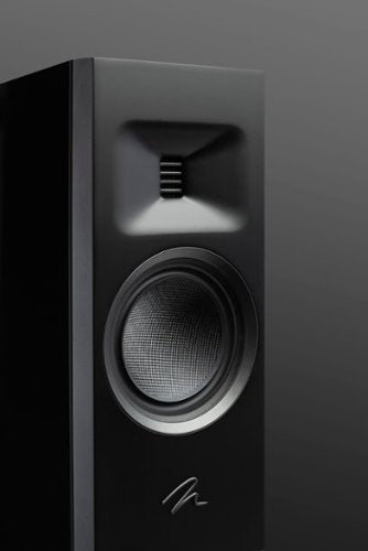 MartinLogan - Motion F20 3-Way Floorstanding Speaker with 5.5” Midrange and Dual 6.5” Bass Drivers (Each) - Gloss Black