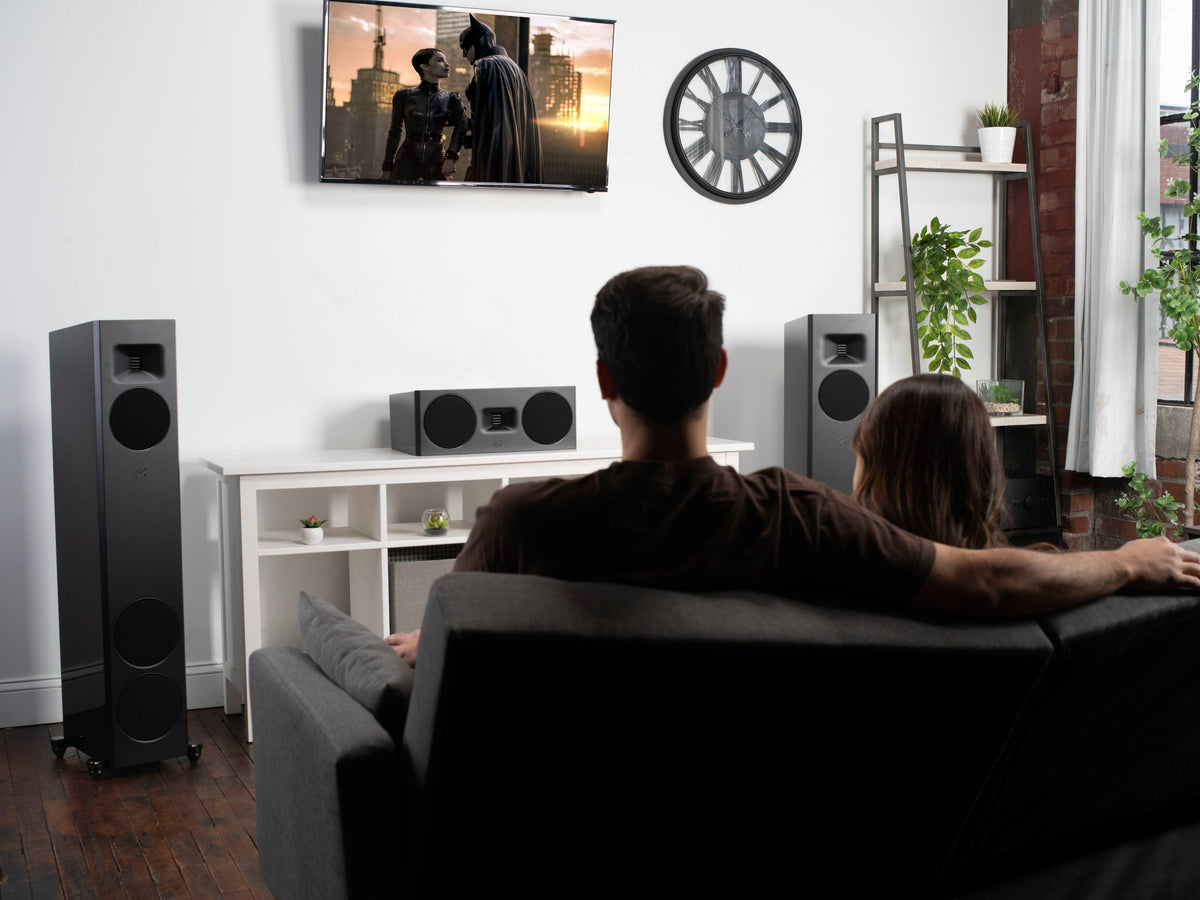 MartinLogan - Motion F20 3-Way Floorstanding Speaker with 5.5” Midrange and Dual 6.5” Bass Drivers (Each) - Gloss Black
