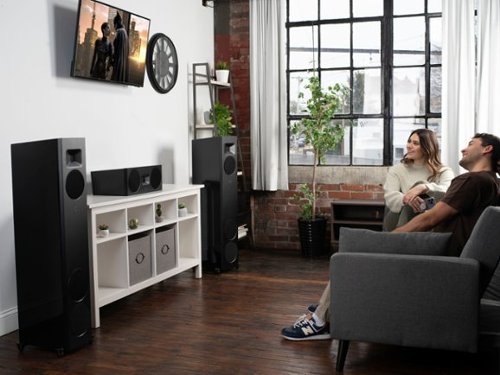 MartinLogan - Motion F20 3-Way Floorstanding Speaker with 5.5” Midrange and Dual 6.5” Bass Drivers (Each) - Gloss Black