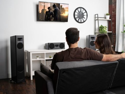 MartinLogan - Motion F20 3-Way Floorstanding Speaker with 5.5” Midrange and Dual 6.5” Bass Drivers (Each) - Gloss Black