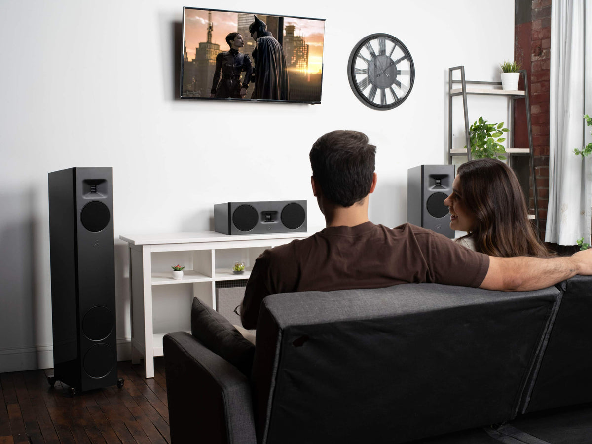 MartinLogan - Motion F20 3-Way Floorstanding Speaker with 5.5” Midrange and Dual 6.5” Bass Drivers (Each) - Gloss Black