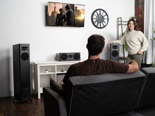 MartinLogan - Motion F20 3-Way Floorstanding Speaker with 5.5” Midrange and Dual 6.5” Bass Drivers (Each) - Gloss Black