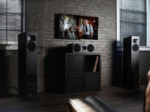 MartinLogan - Motion F20 3-Way Floorstanding Speaker with 5.5” Midrange and Dual 6.5” Bass Drivers (Each) - Gloss Black